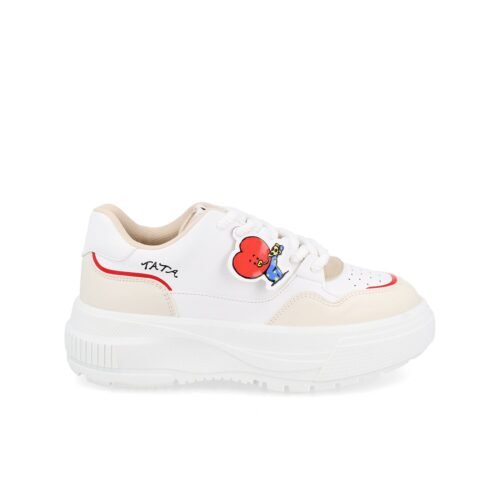 BT21 Urban Tennis Shoes, White, for Women