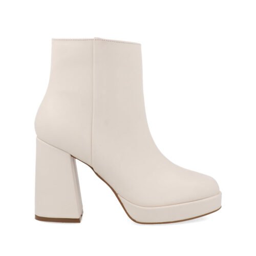 Women's Casual Trender Ankle Boots in Latte Color